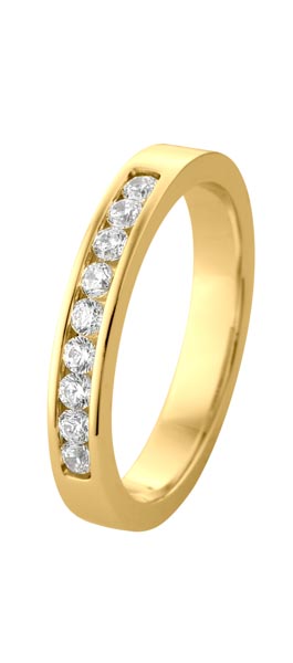 530113-3120-046 | Memoirering <br>Freilassing 530113 333 Gelbgold, s.Zirkonia<br>∅ Stein 2,0 mm <br>100% Made in Germany   660.- EUR   