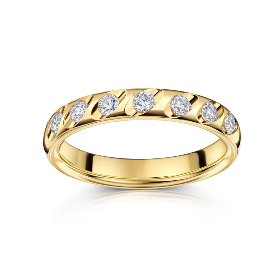 530121-3124-046 | Memoirering <br>Freilassing 530121 333 Gelbgold, s.Zirkonia<br>∅ Stein 2,4 mm <br>100% Made in Germany   695.- EUR   