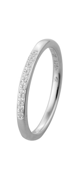 530125-Y514-001 | Memoirering Freilassing 530125 600 Platin, Brillant 0,090 ct H-SI∅ Stein 1,4 mm 100% Made in Germany   885.- EUR   