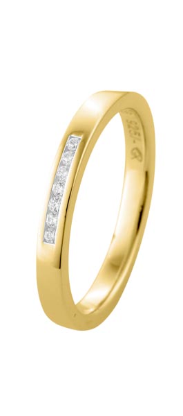530126-3114-046 | Memoirering <br>Freilassing 530126 333 Gelbgold, s.Zirkonia<br>∅ Stein 1,4 mm <br>100% Made in Germany   530.- EUR   