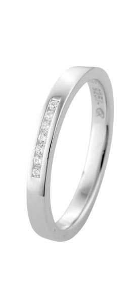 530126-Y514-001 | Memoirering Freilassing 530126 600 Platin, Brillant 0,070 ct H-SI∅ Stein 1,4 mm 100% Made in Germany   764.- EUR   