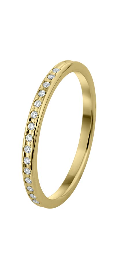 530129-3111-046 | Memoirering <br>Freilassing 530129 333 Gelbgold, s.Zirkonia<br>∅ Stein 1,1 mm <br>100% Made in Germany   572.- EUR   