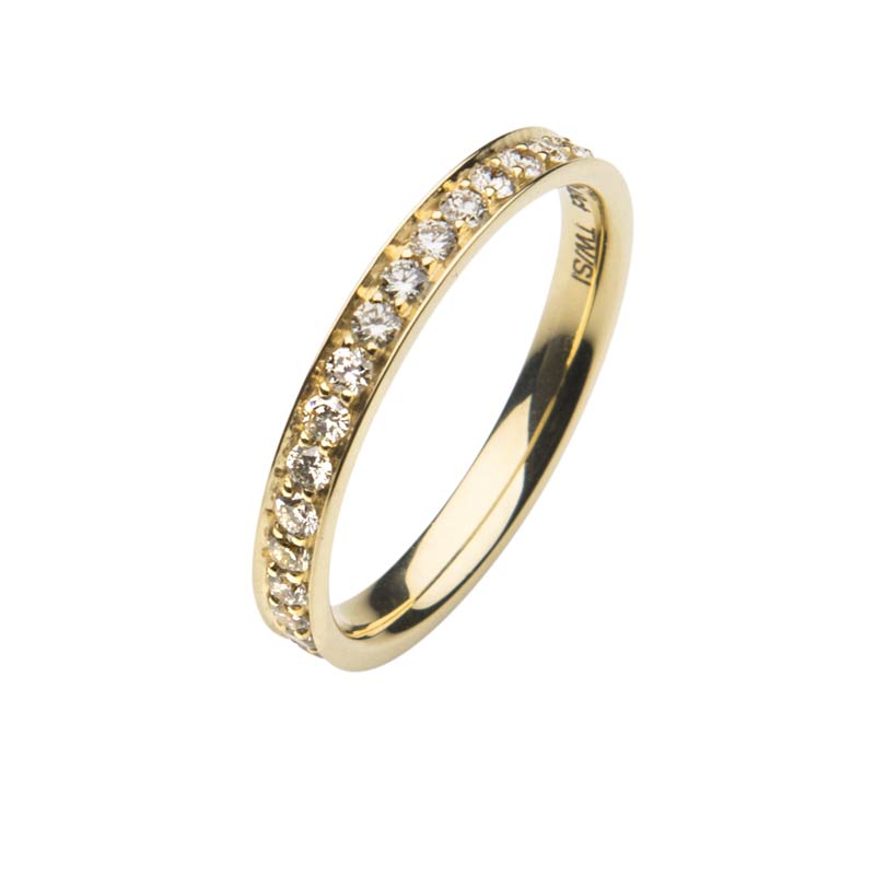 533689-5100-001 | Memoirering Freilassing 533689 585 Gelbgold, Brillant 0,460 ct H-SI100% Made in Germany   1.819.- EUR   